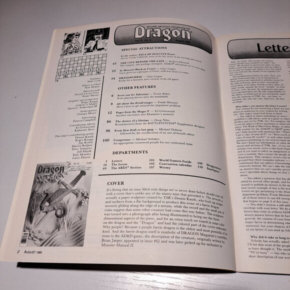 The Dragon Magazine Issue 100 August 1985 vintage D&D - Picture 6 of 12